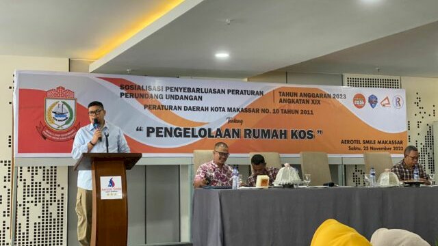 Anggota DPRD Makassar Andi Pahlevi Minta Pemilik Rumah Kos Ikut Aturan