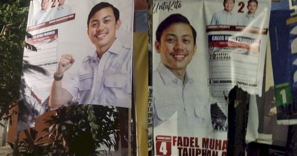 APK Caleg Gerindra Dirusak OTK, Fadel Muhammad Imbau Relawan Lakukan Politik yang Bermartabat