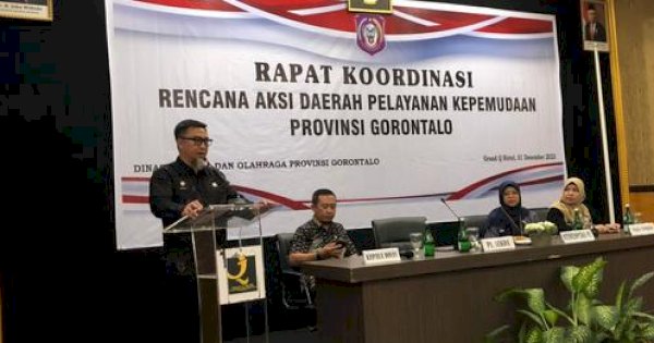 Penyusunan RAD Provinsi Gorontalo Fokus Bahas Isu Pengembangan Kepemudaan 