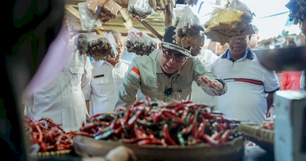 Wamentan Sidak Pasar di Manokwari Jelang Nataru, Minta Pemda Jaga Disparitas Harga Pangan