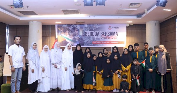 DWP Bappeda Makassar Gelar Doa Bersama Anak Panti Asuhan untuk Palestina