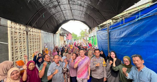 Pantau Pelaksanaan APBD Sulsel di Maccini Parang, Edward Horas Ajak Warga Bersama Kawal Pembangunan