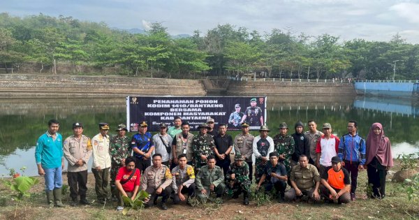 Pemkab, Dandim 1410 Bantaeng, dan Huadi Group Kompak Gerakan Penghijauan di Area Balang Sikuyu