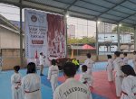 Kalfin Buka Ujian Kenaikan Tingkat Sabuk Hitam Poom/Dan Kukkiwon Taekwondo Sulsel