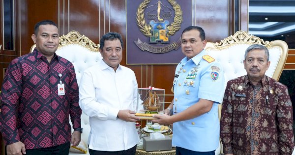 Komandan Kosek II Kunjungan Silaturahmi ke Penjabat Gubernur Sulsel