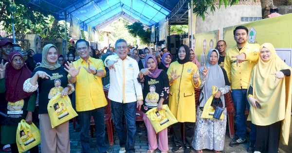 Ketua Golkar Sulsel Kampanyekan Menantunya Jadi Legislator Takalar: Kalau Tidak Amanah, Tanya Saya