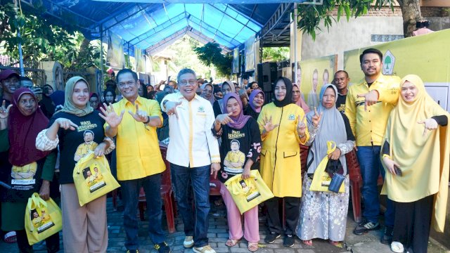 Ketua Golkar Sulsel Kampanyekan Menantunya Jadi Legislator Takalar: Kalau Tidak Amanah, Tanya Saya