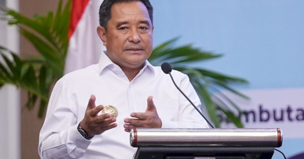 Pj Gubernur Bahtiar Paparkan Potensi Kelautan Sulsel pada Raker Kedaulatan Maritim