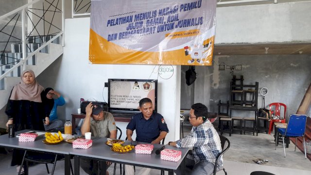 Gusdurian-PWI Gorontalo Latih Jurnalis untuk Pemilu Jujur Damai Adil dan Bermartabat