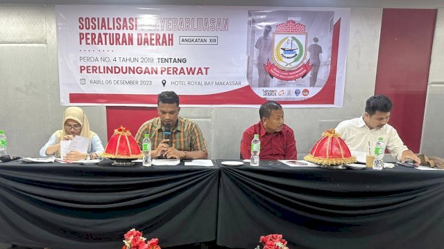 Sekretariat DPRD Makassar Sosialisasikan Perda Tentang Perlindungan Perawat