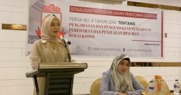 Legislator Makassar Budi Hastuti Minta Masyarakat Ikut Awasi Peredaran Minuman Beralkohol