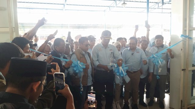 Posko Tim Kampanye Daerah (TKD) Prabowo-Gibran Sulawesi Selatan diresmikan, pada Ahad (23/12/2023).