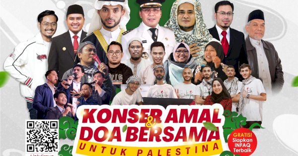 AMPP Akan Gelar Konser Amal dan Doa Bersama untuk Palestina, Dihadiri Danny Pomanto