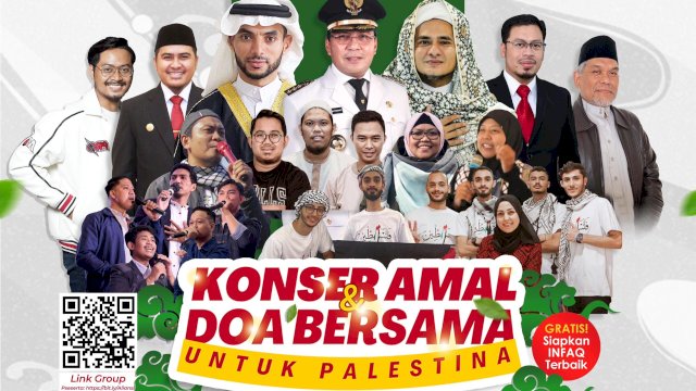 AMPP Akan Gelar Konser Amal dan Doa Bersama untuk Palestina, Dihadiri Danny Pomanto