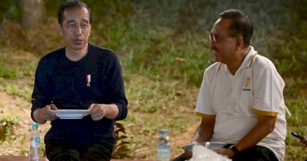 Presiden Jokowi Nginap di IKN, Nikmati Malam dengan Nasi Goreng