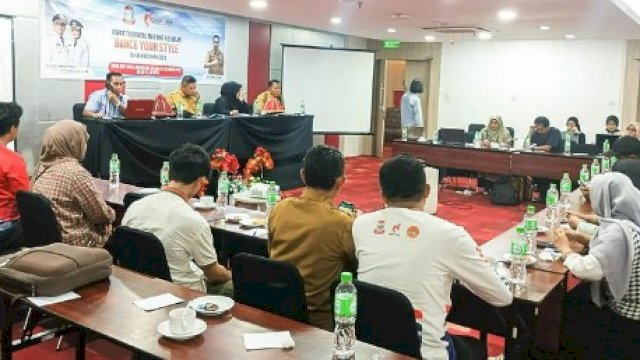 Dispora Makassar Gelar Rapat Teknis Jelang Pelaksanaan Dance Your Style