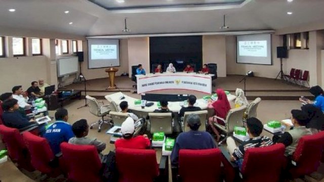 Persiapan Turnamen Anak Pulau Cup 2023, Dispora Makassar Gelar Technical Meeting