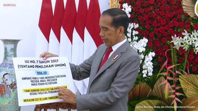 Presiden Jokowi mengklarifikasi soal pernyataannya yang sebelumnya menyatakan presiden boleh memihak dan kampanye.