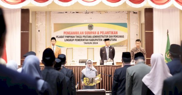 Bupati Indah Lantik Puluhan Pejabat, 2 Diantaranya Pimpinan Tinggi Pratama 