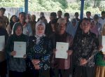 500 Kepala Keluarga Dapat Sertifikat Tanah dari Pemda Lutra 