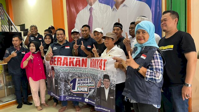 Relawan AMIN Kampanye Putaran Kedua Pilpres 2024