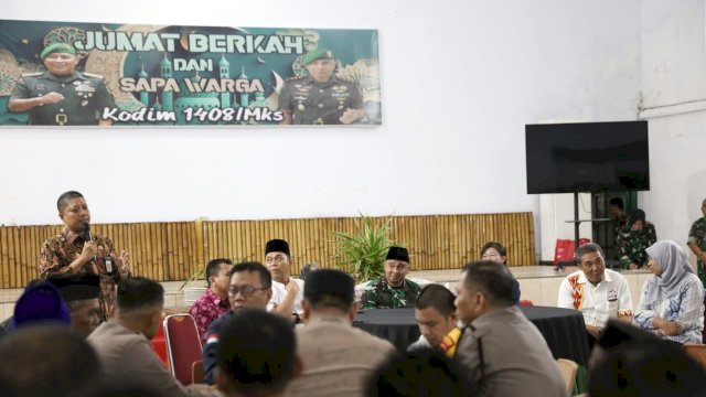 Sinergitas Pemkot Makassar, TNI, dan Masyarakat: Dialog Bersama dalam Mendukung Pemilu Damai