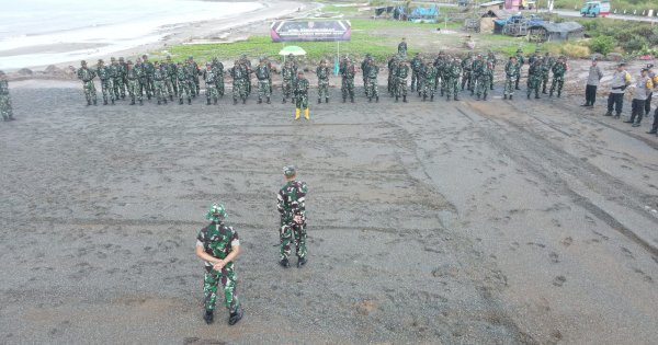 Antisipasi Cuaca Ekstrem, Kodim 1410-Huadi Group Gelar Apel Siaga Bencana