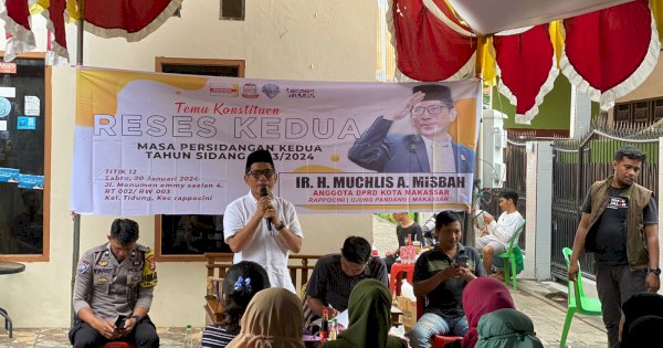 Legislator Makassar Muchlis Misbah Terima Keluhan Masyarakat Soal Bansos