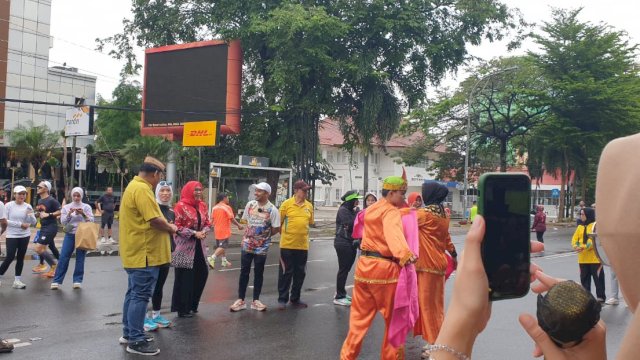 Dekranasda Sulsel Hadiri Promosi Karawo Khas Gorontalo di CFD Sudirman