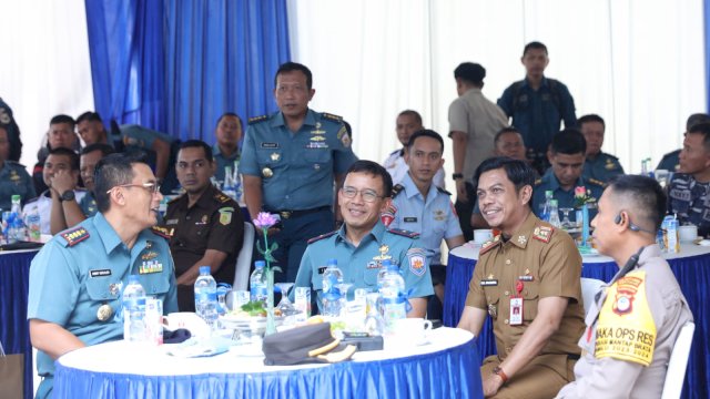 Hadiri HUT ke-6 Santrol Lantamal VI, Pj Sekda Harap Tetap Kompak Jaga Perairan Makassar