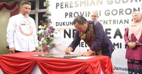 Ismail Pakaya Resmikan Gedung PMI Provinsi Gorontalo 