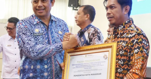 Makassar Masuk Lima Besar Pelayanan Publik Terbaik di Provinsi Sulsel