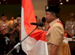 Bahtiar Baharuddin Dikukuhkan Jadi Ketua Mabida Gerakan Pramuka Provinsi Sulsel