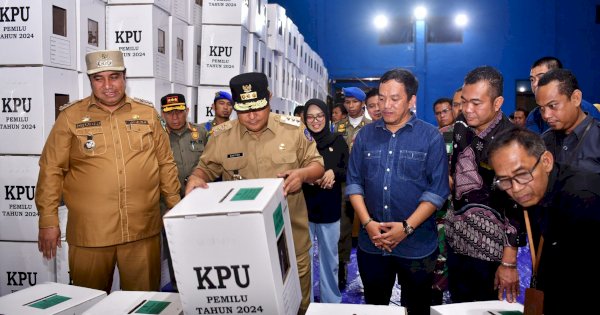 99 Persen Logistik Pemilu di Maros Sudah Siap