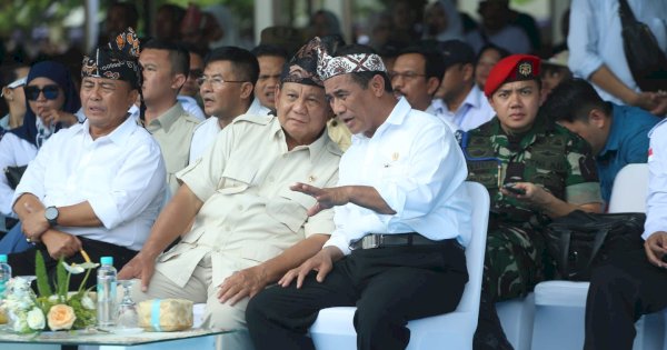 Menhan Prabowo: Mentan Amran Panglima Pangan