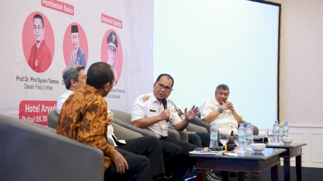Danny Pomanto Bicara Pemimpin Peradaban pada Peluncuran Buku Karya Prof Aminuddin Ilmar