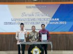 Ketua DPRD Makassar Terima LHPK Semester II Tahun 2023 dari BPK