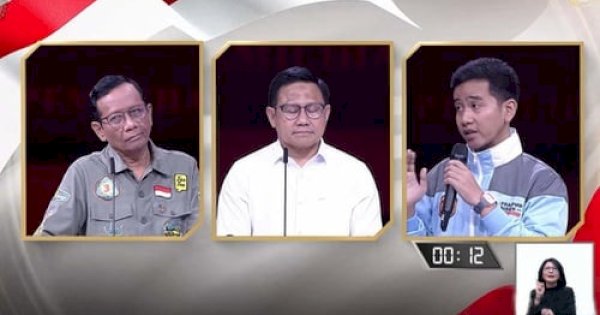 Gelar Nobar Debat Cawapres, Posko GR Sulsel Meriah Dipenuhi Relawan AMIN