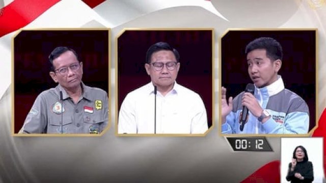 Gelar Nobar Debat Cawapres, Posko GR Sulsel Meriah Dipenuhi Relawan AMIN