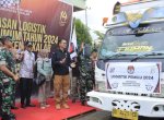 Pj Bupati Takalar Lepas Distribusi Logistik Pemilu 2024