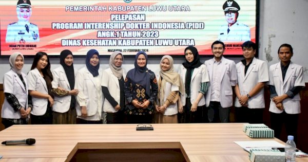 11 Dokter Internship Resmi Dilepas Bupati Luwu Utara