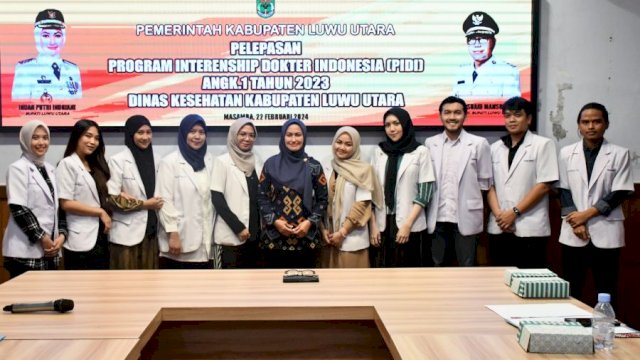 11 Dokter Internship Resmi Dilepas Bupati Luwu Utara