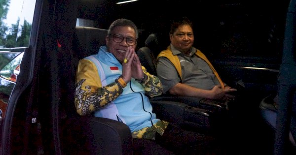 Taufan Pawe Dampingi Airlangga Hartarto Temui Gubernur dan Kepala Daerah se-Sulsel