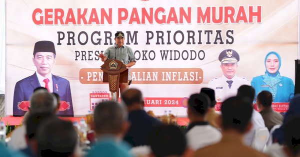 Pemprov Sulsel Salurkan Bantuan Cadangan Pangan dari Jokowi ke Bantaeng Senilai Rp 11,9 M