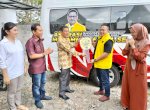 Anggota DPR RI Muhammad Fauzi Serahkan 1 Unit Bus ke Yayasan Kesehatan Gereja Toraja