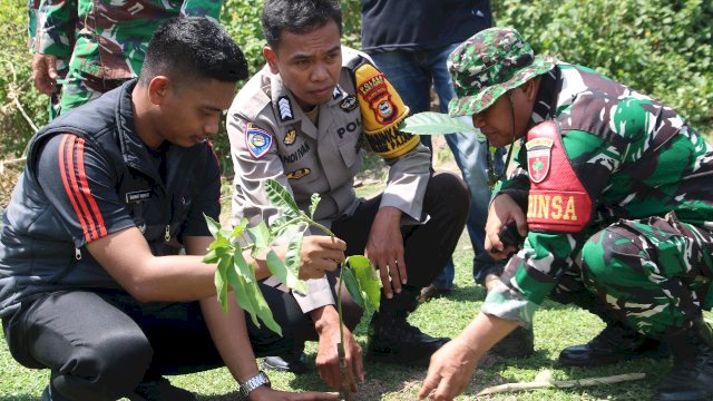 Kodim 1410, Huadi Group dan Pemda Bantaeng Dukung Gerakan Rehabilitasi Hutan