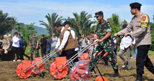 Kolaborasi Kementan-TNI Percepat Swasembada, Mentan Amran Panen dan Tanam Jagung di Aceh