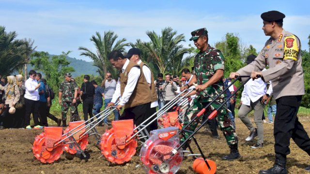 Kolaborasi Kementan-TNI Percepat Swasembada, Mentan Amran Panen dan Tanam Jagung di Aceh