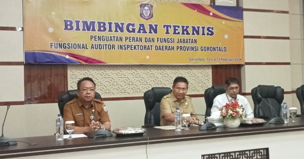 Bimtek Penguatan Peran dan Fungsi Jabatan Fungsional Auditor Gorontalo