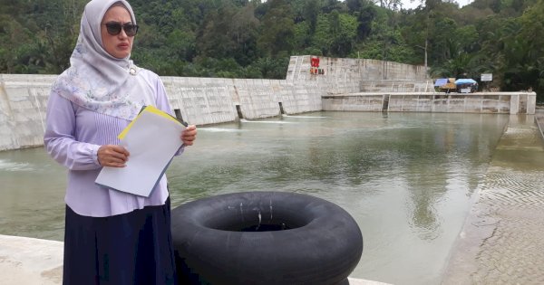 Bupati Indah Tegaskan Tak Boleh Ada Aktivitas Ekonomi di Area Sabo Dam Sungai Radda